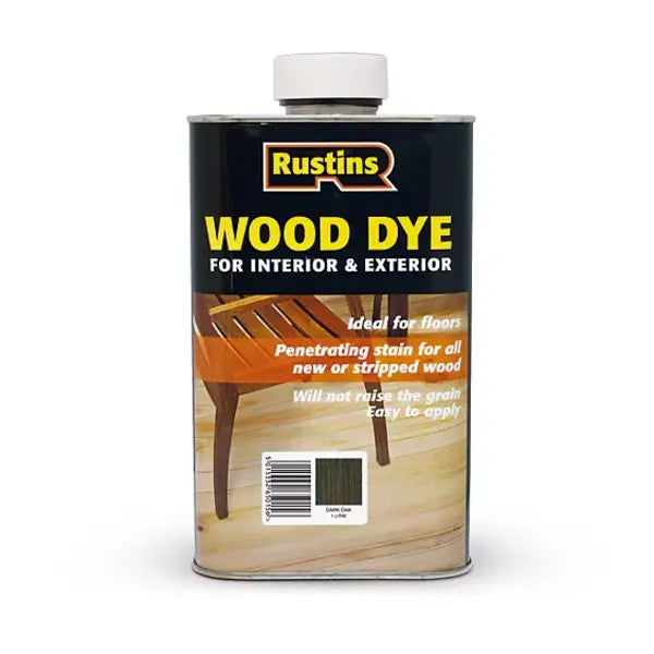 Rustins Wood Dye - Dark Oak - Rustins