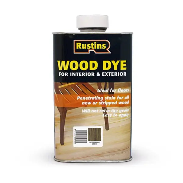 Rustins Wood Dye - Medium Oak - Rustins