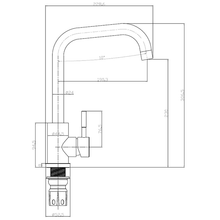 Load image into Gallery viewer, Salina Single Lever Kitchen Mixer Tap - Reginox
