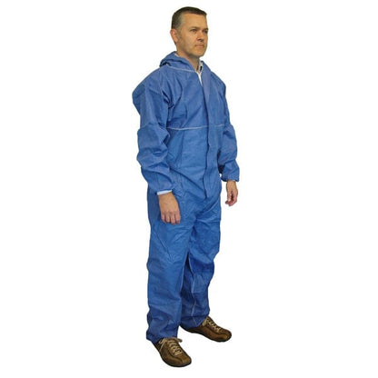 Navy Disposable Overall - Scan