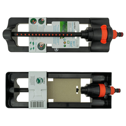 Oscillating Sprinkler Cost Wise Black Orange