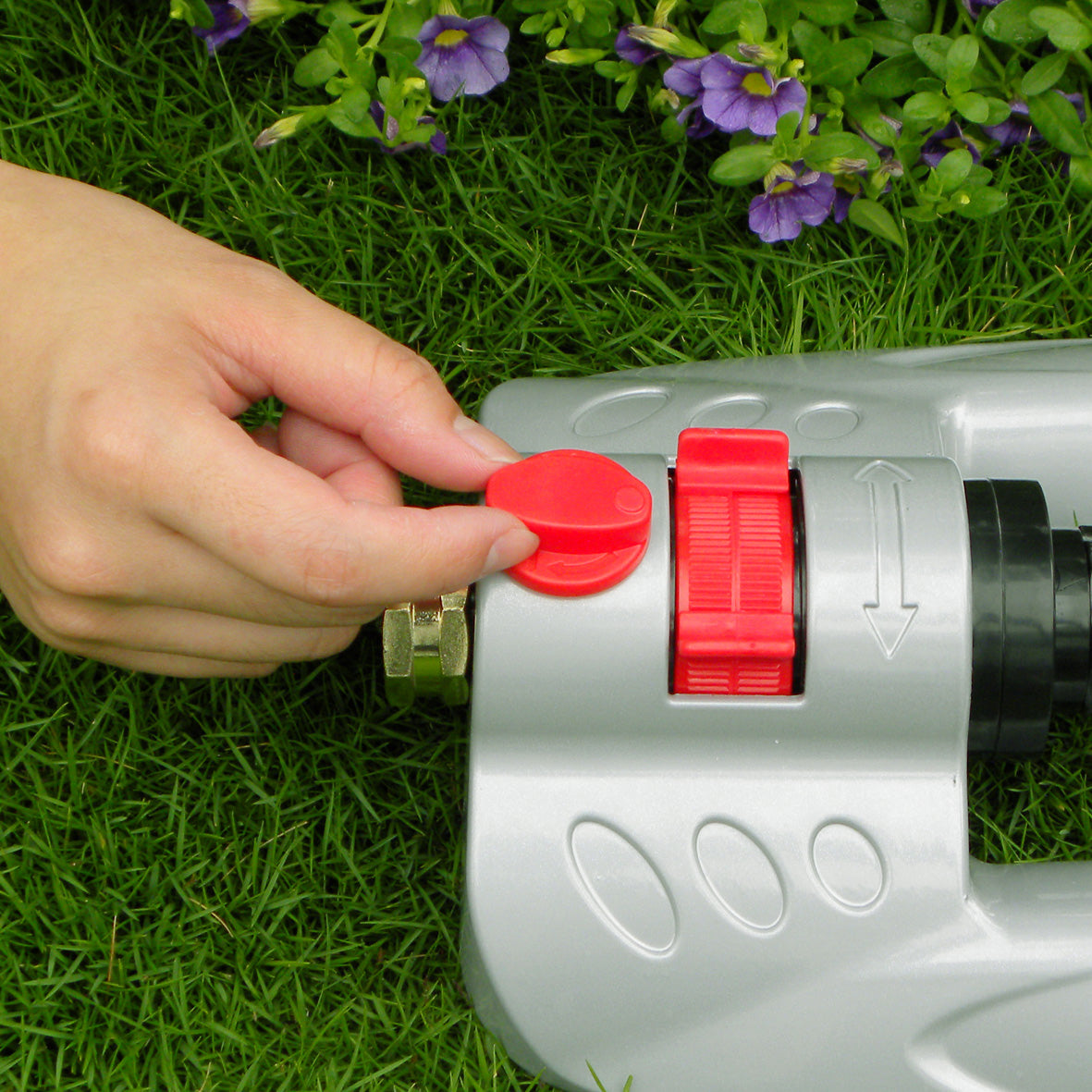 Bar Metal Turbo Oscillating Sprinkler - Best4Trade-Retail Garden watering