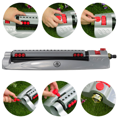 Bar Metal Turbo Oscillating Sprinkler - Best4Trade-Retail Garden watering