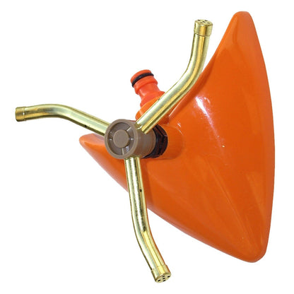 3-Arm Revolving Sprinkler Orange Leaf - Best4Trade-Retail Garden watering
