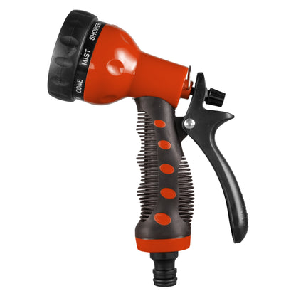 Hose Gun Water Sprayer 8-Pattern Adjustable, Cost Wise Orange - Best4Trade-Retail Garden watering