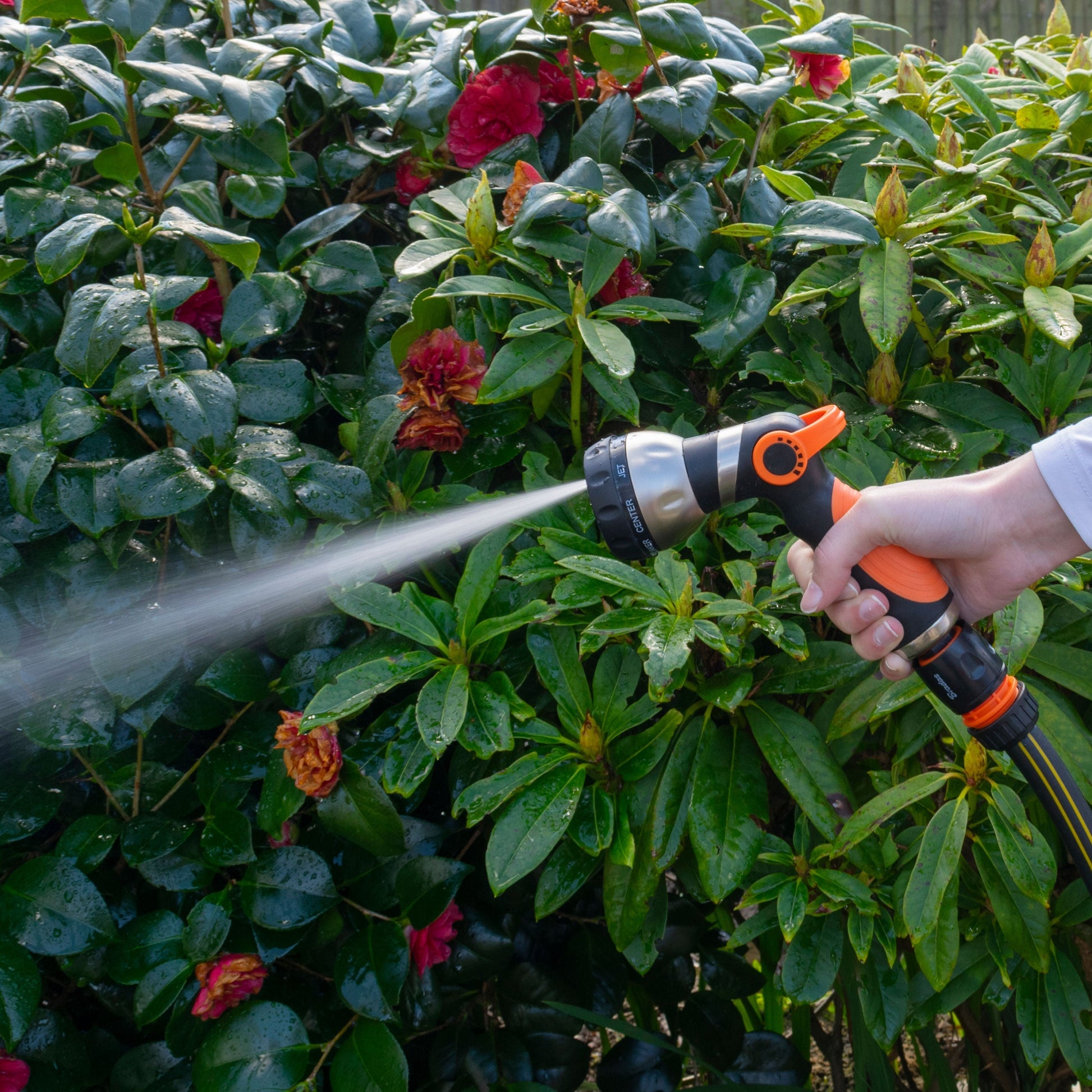 Hose Gun Water Sprayer 8-Pattern Multi-Function, Cost Wise Black/Orange - Best4Trade-Retail