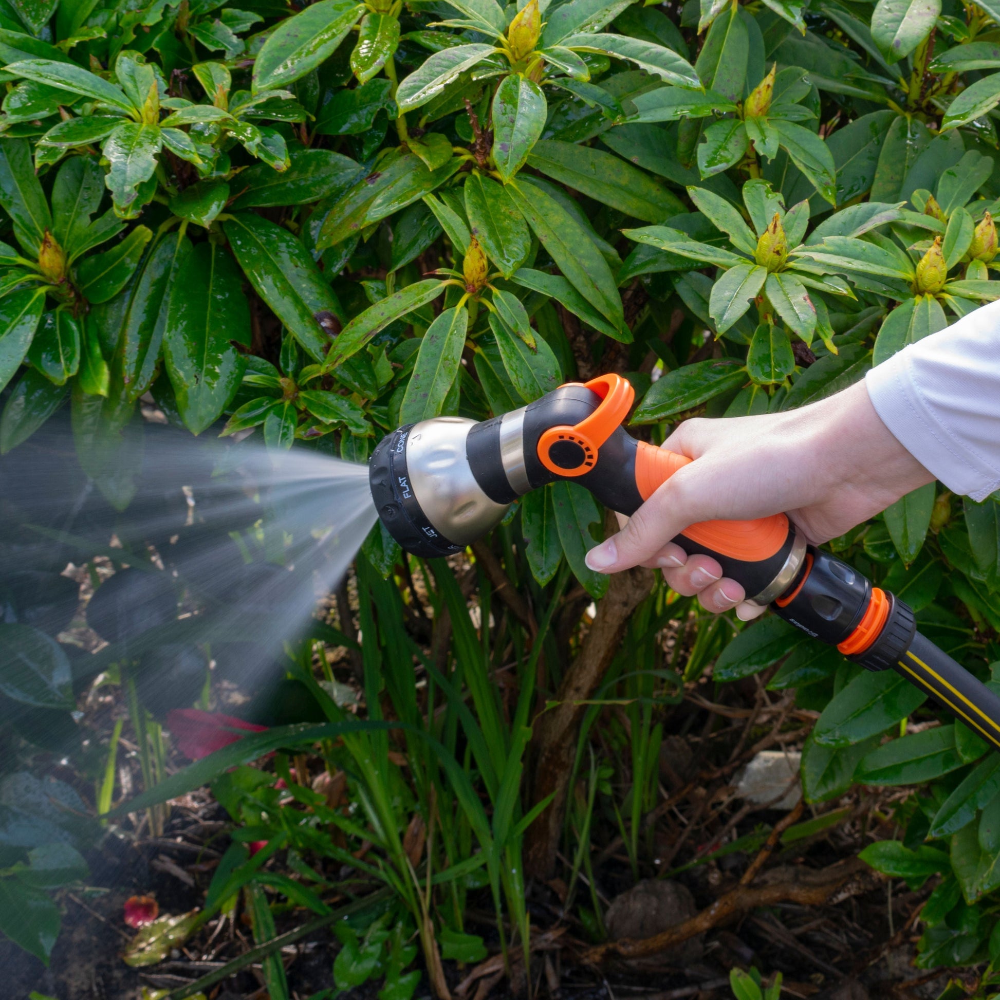 Hose Gun Water Sprayer 8-Pattern Multi-Function, Cost Wise Black/Orange - Best4Trade-Retail
