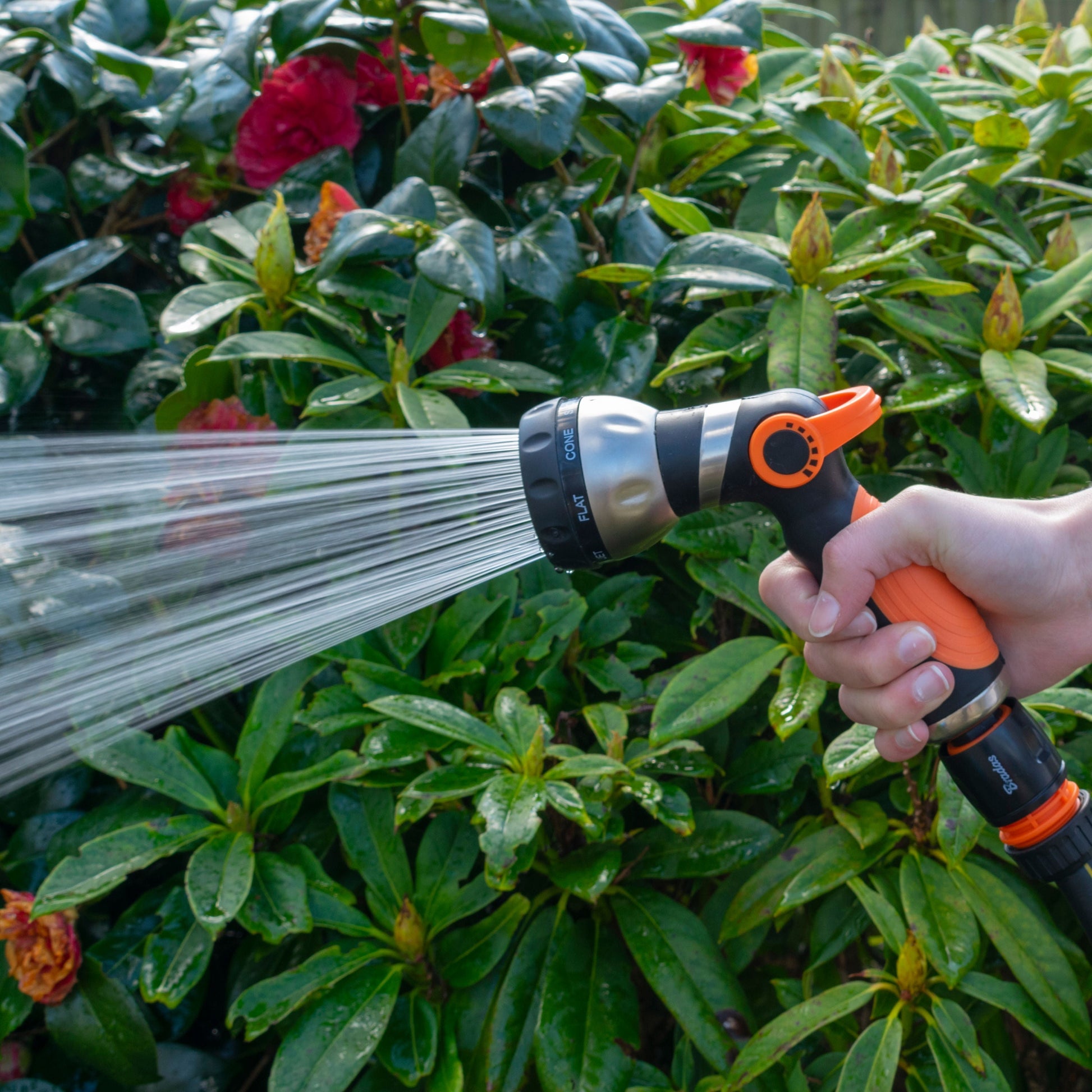 Hose Gun Water Sprayer 8-Pattern Multi-Function, Cost Wise Black/Orange - Best4Trade-Retail