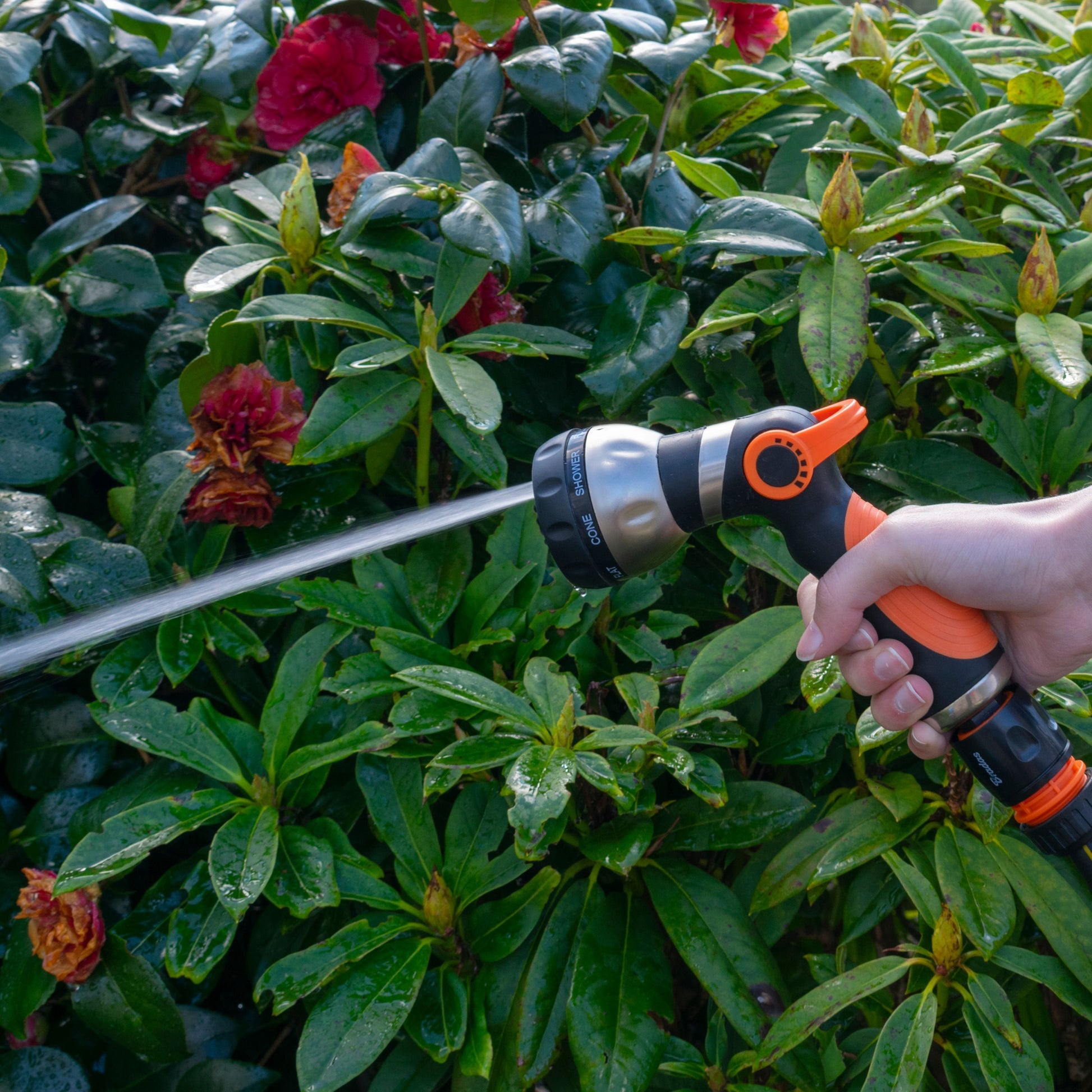 Hose Gun Water Sprayer 8-Pattern Multi-Function, Cost Wise Black/Orange - Best4Trade-Retail