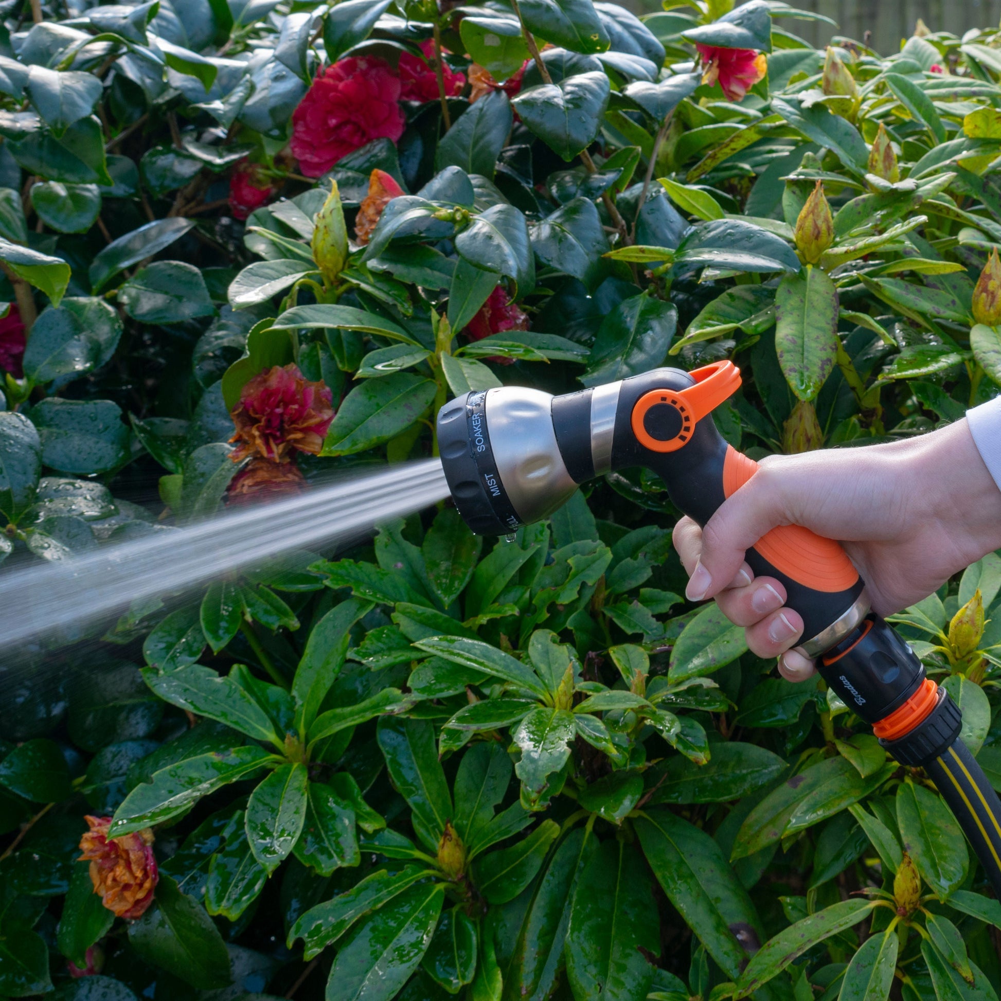Hose Gun Water Sprayer 8-Pattern Multi-Function, Cost Wise Black/Orange - Best4Trade-Retail