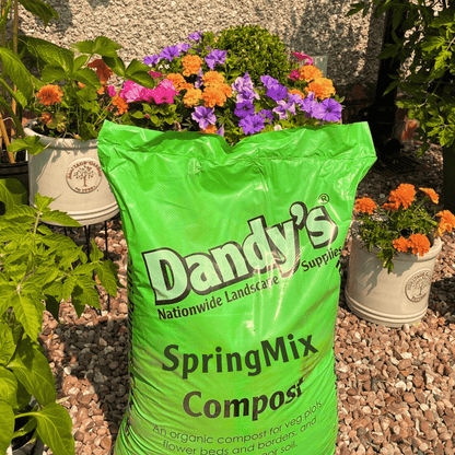 Springmix Compost Garden Mulch - Dandy's Topsoil & Landscape Supplies Topsoil & Compost