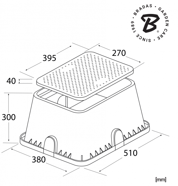Standard Valve Box, 51x38cm - Best4Trade-Retail
