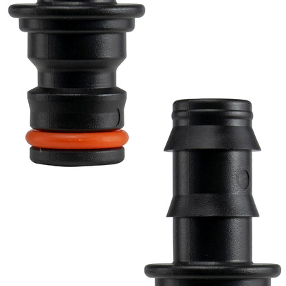 Porous Pipe Connector 1/2" Barb to Snap On Male - Best4Trade-Retail Garden watering