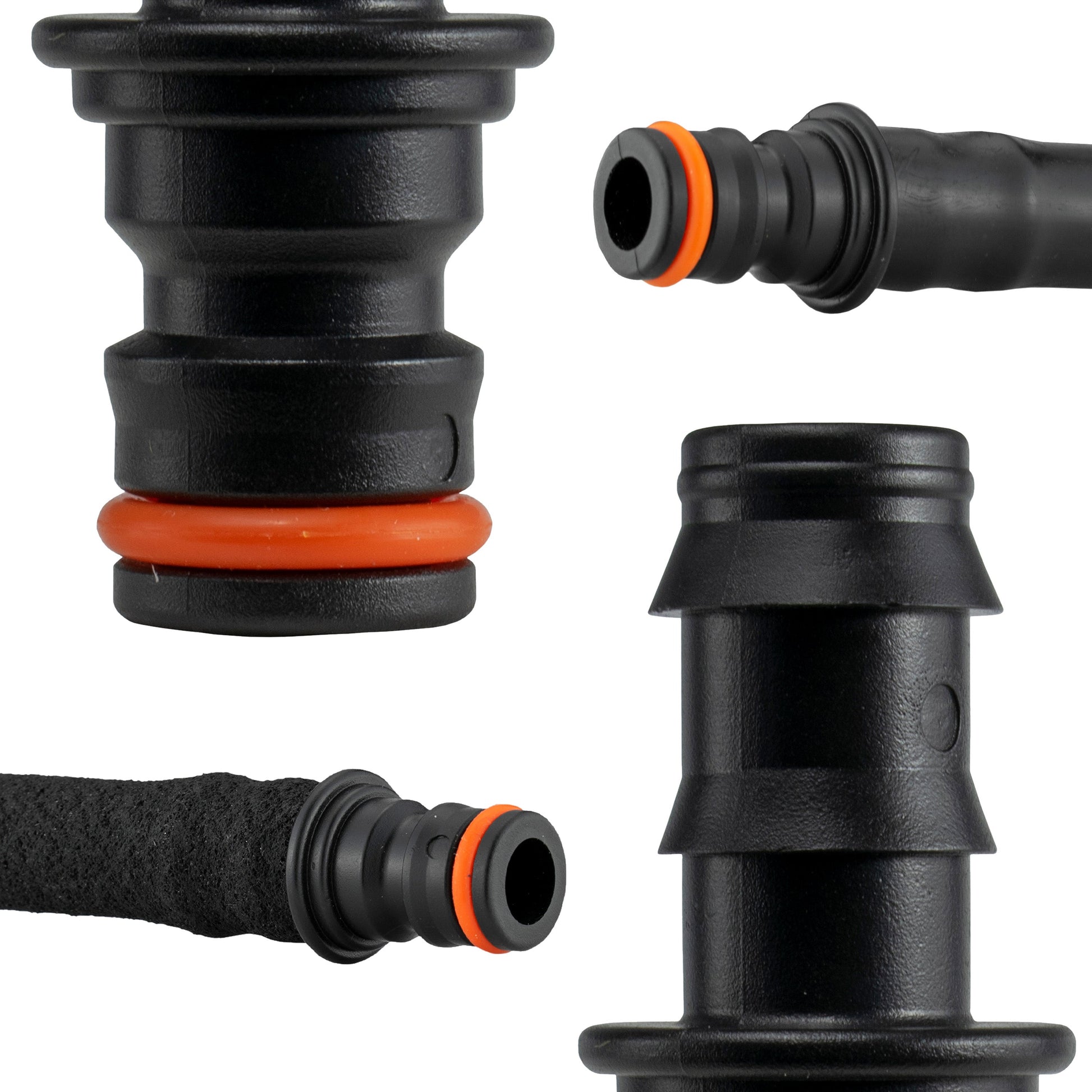Porous Pipe Connector 1/2" Barb to Snap On Male - Best4Trade-Retail Garden watering