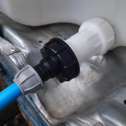 IBC Extender with 2” S60X6 Cap and 25mm MDPE Straight - Best4Trade-Retail Garden watering