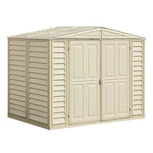Load image into Gallery viewer, Saffron 8ft x 5ft Vinyl Garden Shed with Foundation Kit - Store More Garden Buildings
