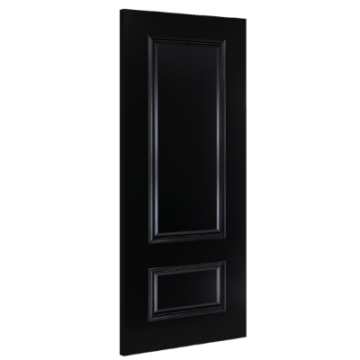 Deanta Sandringham Black Pre-Finished Internal Door - Deanta Doors