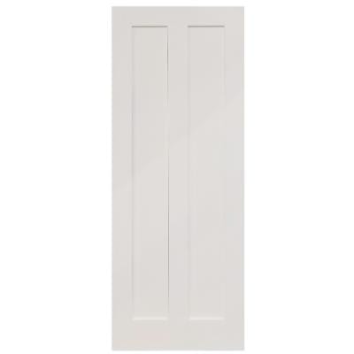 Shaker 2 Panel White Primed Panel Internal Door - All Sizes - Doors4less
