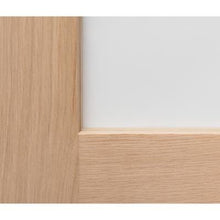 Load image into Gallery viewer, Shaker 4 Panel Oak Clear Glazed Unfinished Internal Door - All Sizes
