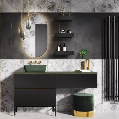 Sharon Oval LED Mirror - 520 x 920mm - Aqua Bathrooms