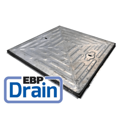 Single Seal Solid Top Galvanised Manhole Cover - All Sizes - EBP Building Products Drainage