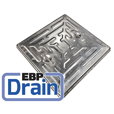 Single Seal Solid Top Galvanised Manhole Cover - All Sizes - EBP Building Products Drainage