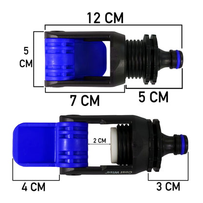 Kitchen Tap Adaptor "Non Branded" Blue - Best4Trade-Retail Garden watering