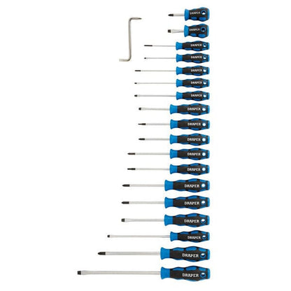 Soft Grip Screwdriver Set - (19 Piece) - Draper
