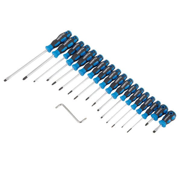 Soft Grip Screwdriver Set - (19 Piece) - Draper