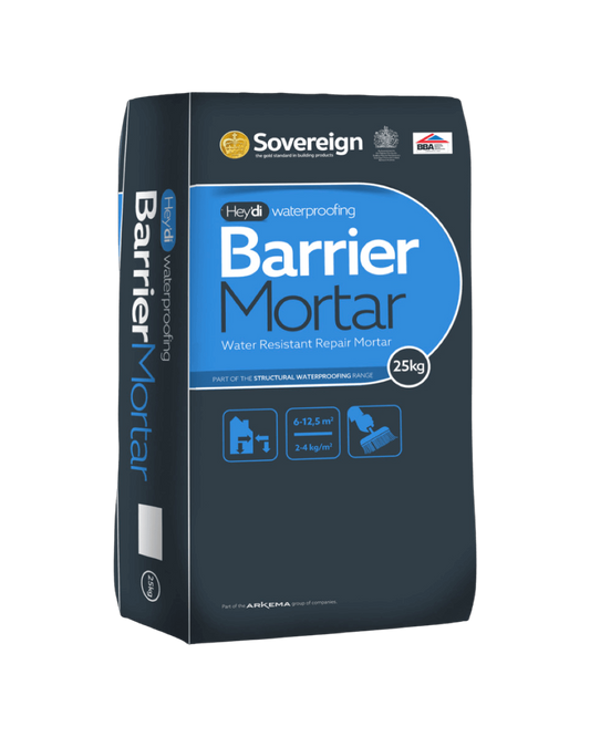 Sovereign Hey'Di Barrier Mortar – High-Performance Waterproof Repair Mortar - 25kg