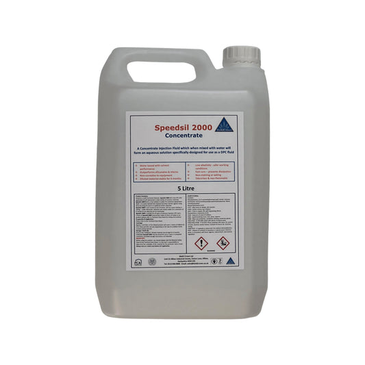 Speedsil 2000 (Concentrate) – Chemical DPC Injection Fluid (5L) - Biokil Crown