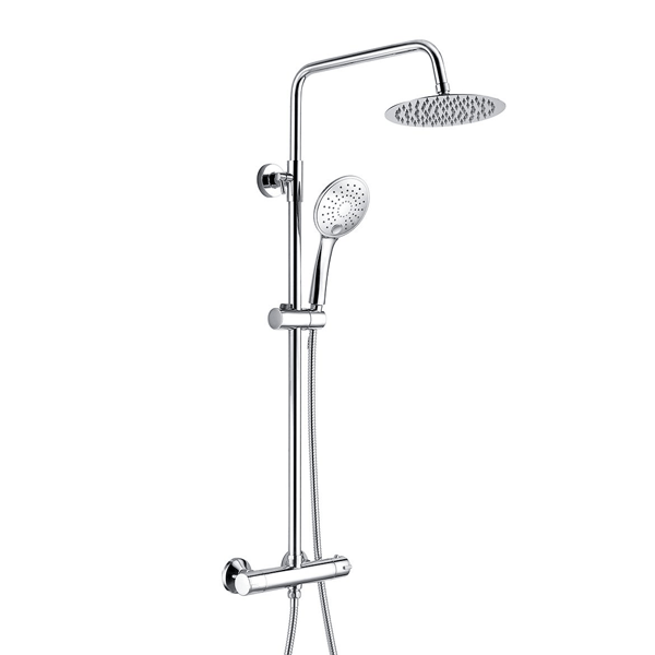 Sphere Thermostatic Shower Column - Aqua Bathrooms