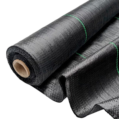 Weed Control Fabric Roll 50m² 100gsm – Heavy Duty Garden Weed Membrane