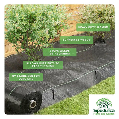 Landscaping Woven Geotextile Membrane 2.25m Width – Ground Stabilisation Fabric