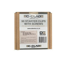 Load image into Gallery viewer, C-Clad Starter Clips and Screws  Box of 50)
