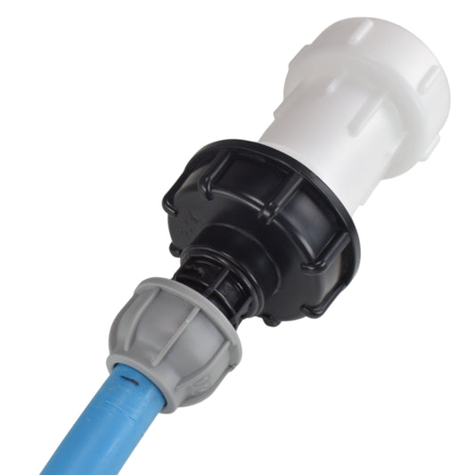 IBC Extender with 2” S60X6 Cap and 25mm MDPE Straight - Best4Trade-Retail Garden watering