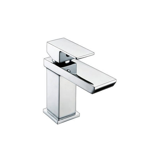 Stream Chrome Basin Mixer Tap w/ Click-Clack Waste - All Sizes - Aqua Bathrooms