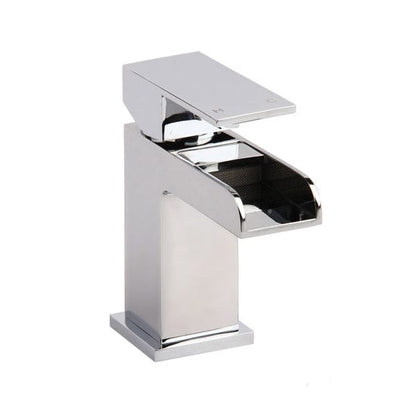 Stream Chrome Basin Mixer Tap w/ Click-Clack Waste - All Sizes - Aqua Bathrooms