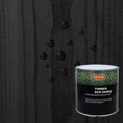 Black - Timber Eco Shield Wood Stain