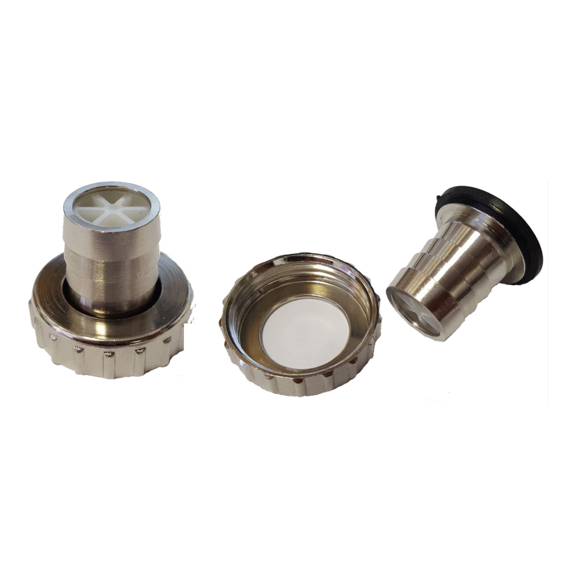 Tap Adaptor with 1" BSPF Inlet and 3/4" Barb Outlet Brass - Best4Trade-Retail Garden watering