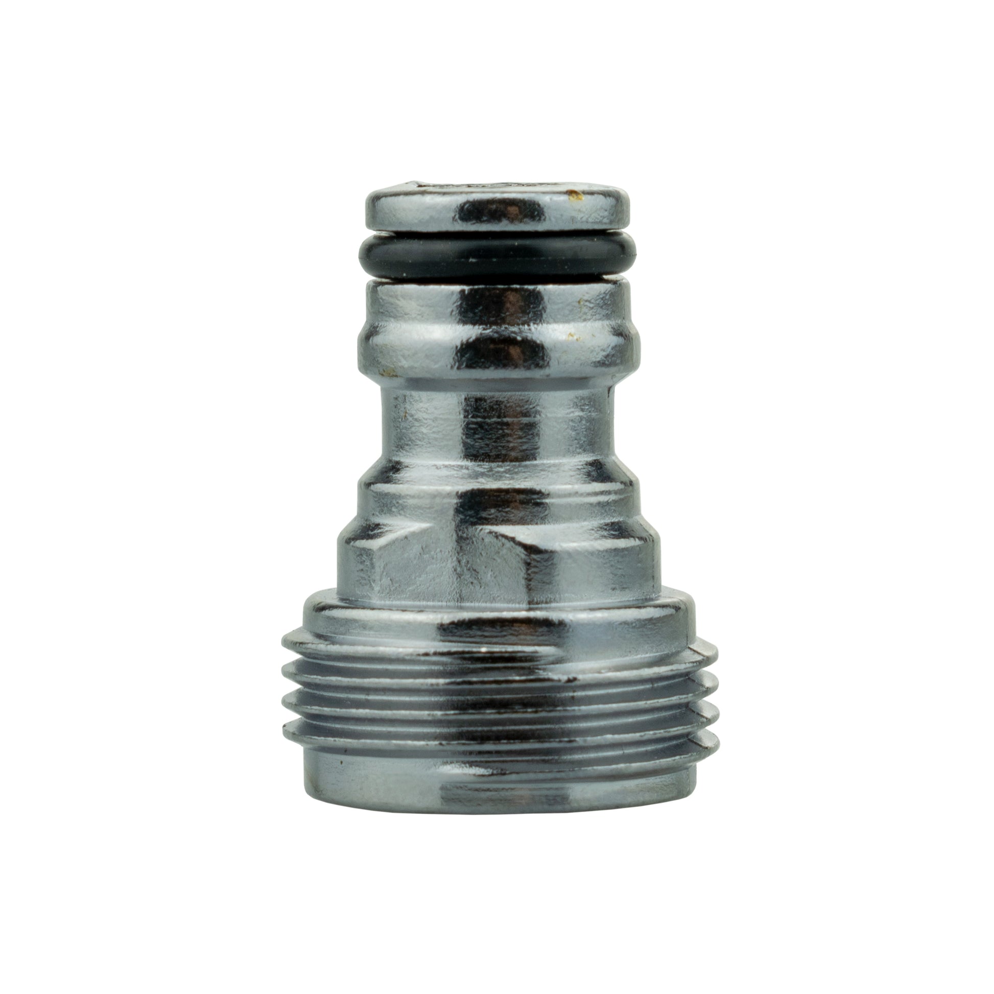 Tap Connector Snap On Male - 3/4" BSPM Brass Nickle Plated - Best4Trade-Retail Garden watering