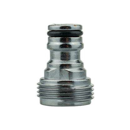 Male Tap Connector ¾” BSP – Click Lock Zinc Chrome - Best4Trade-Retail