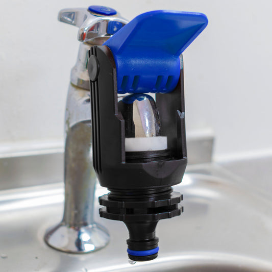 Kitchen Tap Adaptor "Non Branded" Blue - Best4Trade-Retail Garden watering