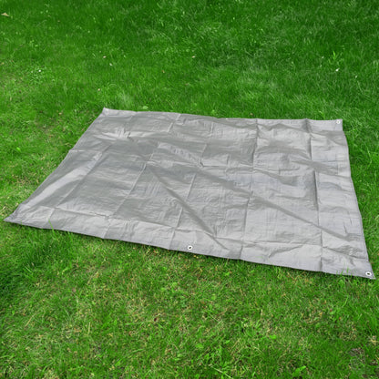 Grey S-Grade Tarpaulin with 10 x 6" Bungee Balls (Black) - Best4Trade-Retail Tarpaulins