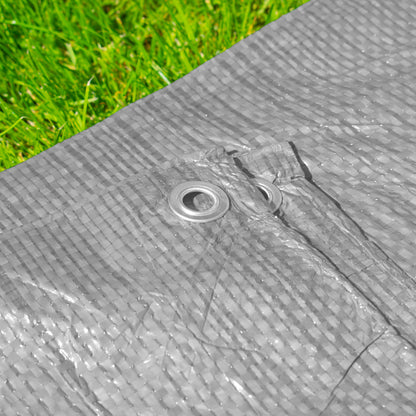 Grey S-Grade Tarpaulin 3m x 3m