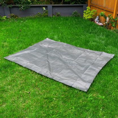 Grey S-Grade Tarpaulin 3m x 3m
