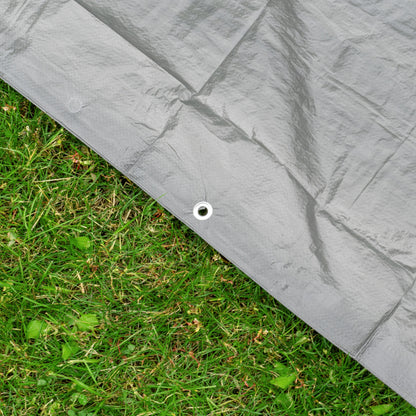 Gray S-Grade Tarpaulin 3m x 4m - Best4Trade-Retail Tarpaulins
