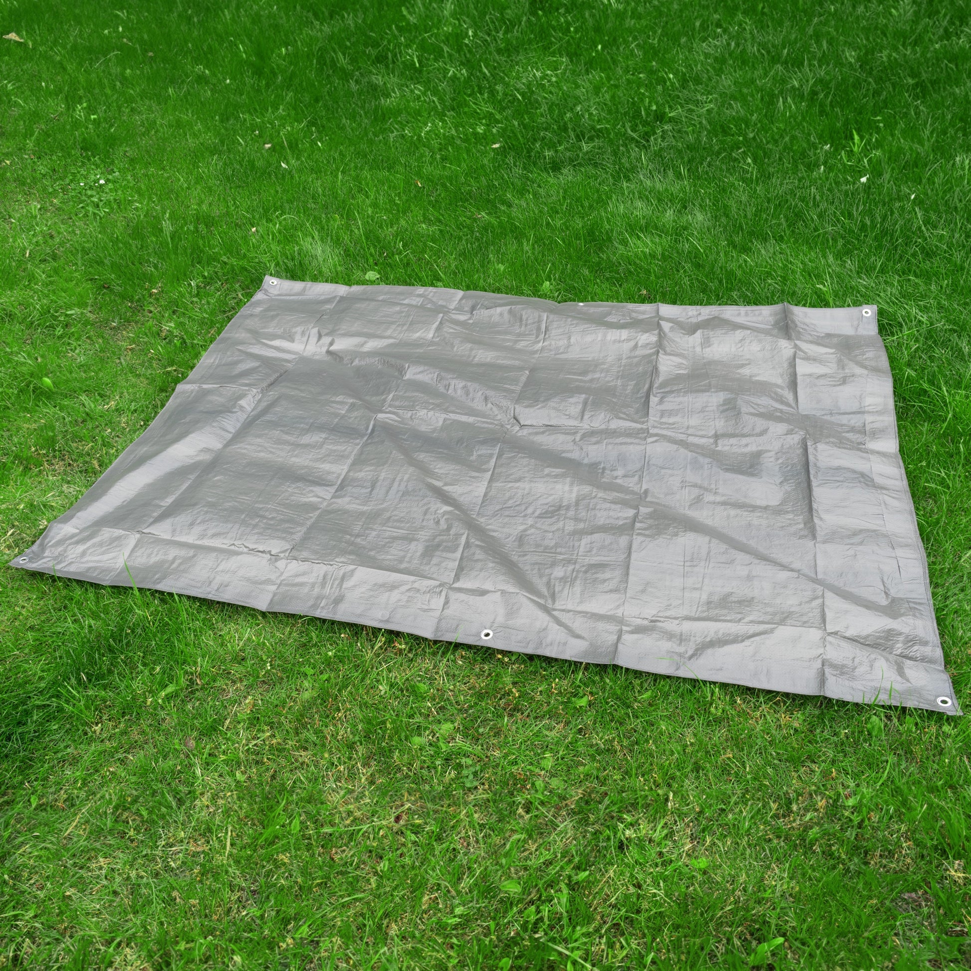 Gray S-Grade Tarpaulin 3m x 3m - Best4Trade-Retail Tarpaulins