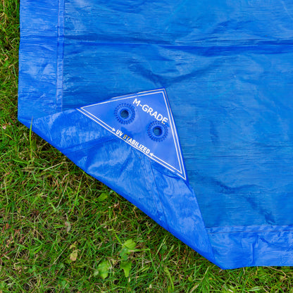 M-Grade LLDPE Blue Tarpaulin 2m x 3m - Best4Trade-Retail Tarpaulins