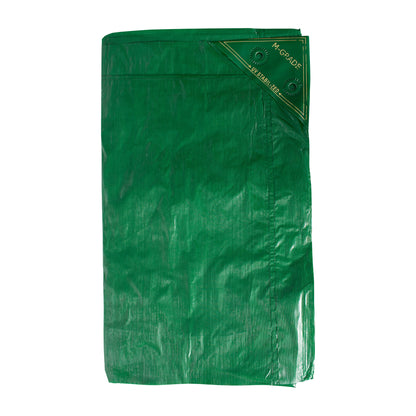 M-Grade LLDPE Green Tarpaulin 3m x 3m - Best4Trade-Retail Tarpaulins